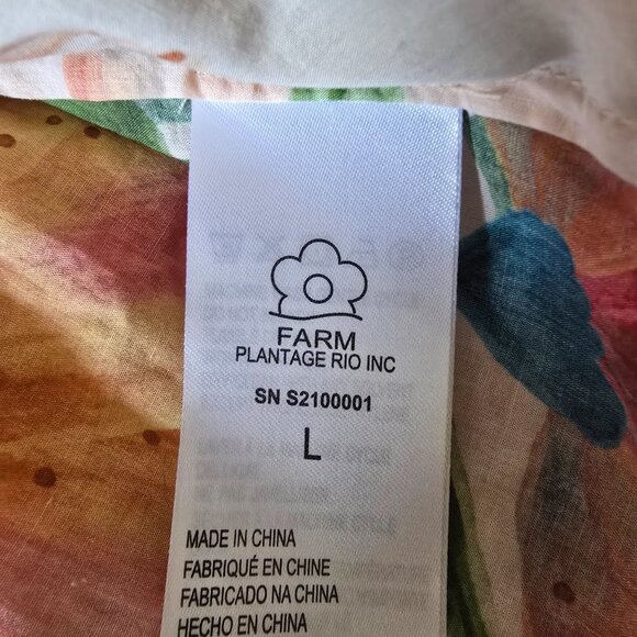 Farm Rio Mary's Garden Boxy Cropped Top - READ DESCRIPTION - Picture 10 of 10